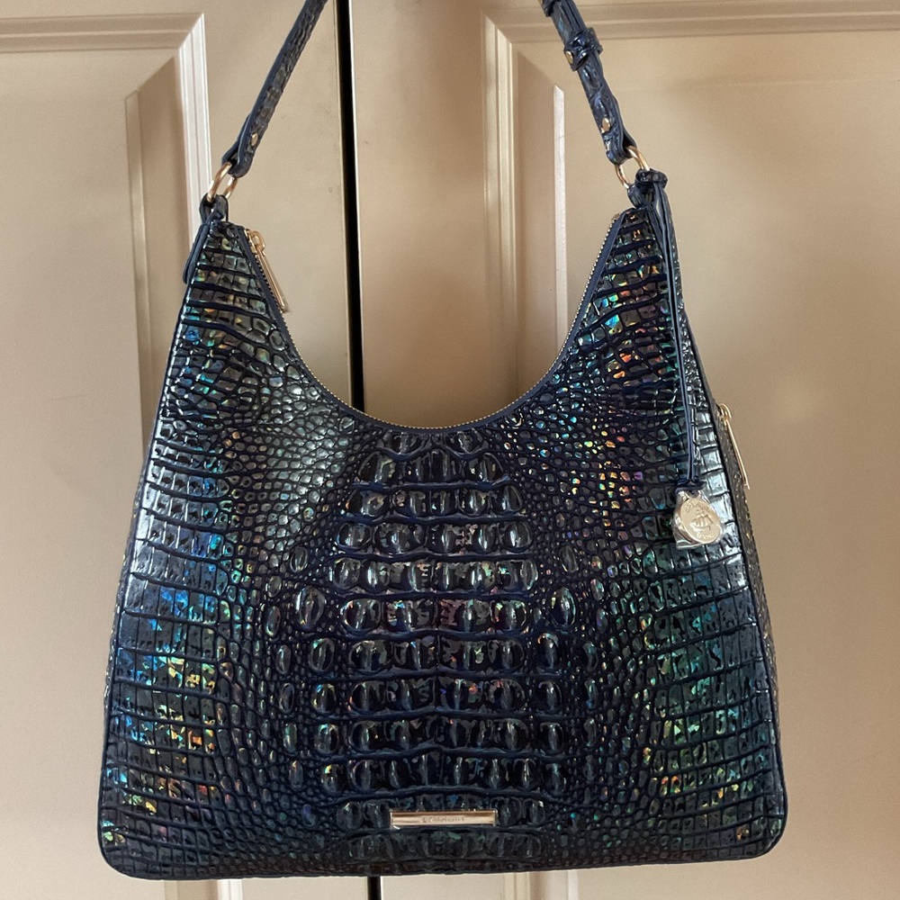 NWT BRAHMIN Royal Blue Tabitha Shoulder Bag - Picture 3 of 5
